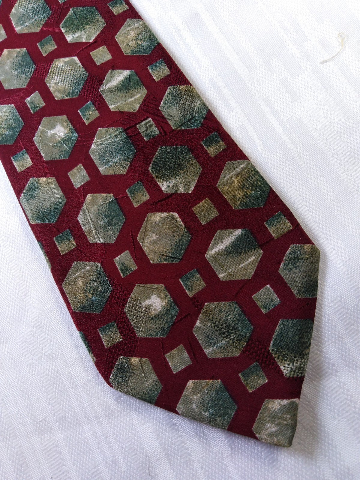 TRUSSARDI 100% SETA SILK TIE CRAVATTA NECKTIE ITALY VINTAGE CLASSIC