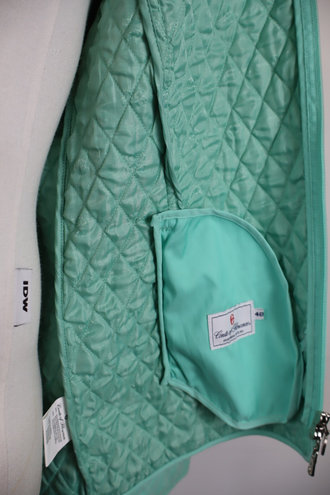 CONTE OF FLORENCE GIUBBINO DONNA Tg. 48 WOMAN TRAPUNTATO CASUAL JACKET VINTAGE