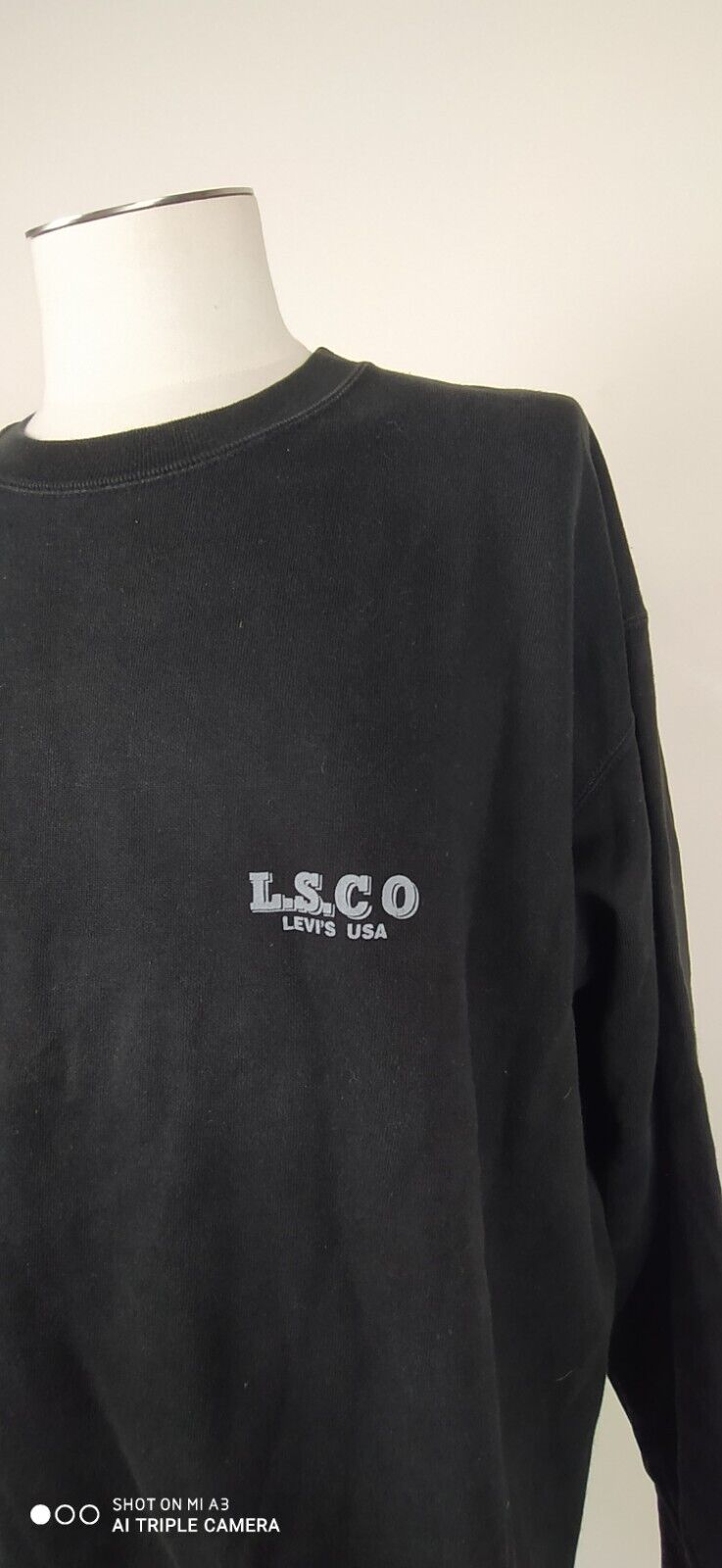 LEVI'S FELPA JACKET UOMO Tg XL SPORT MAN SWEATSHIRT CASUAL VINTAGE