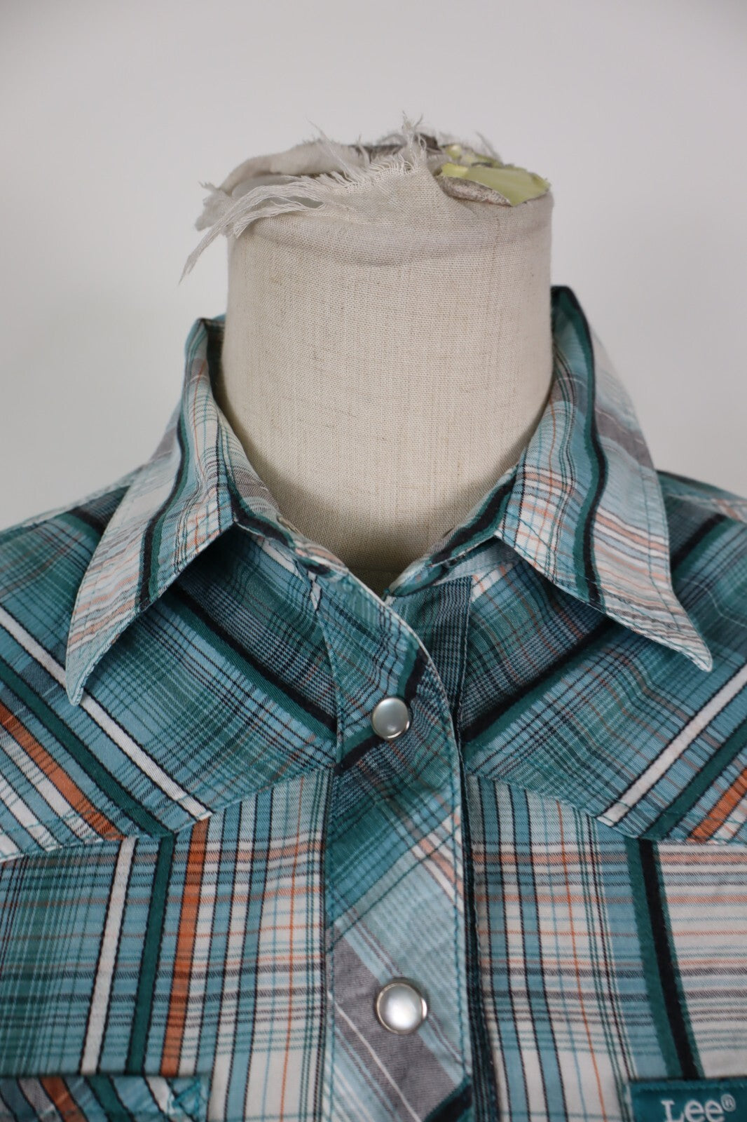 LEE CAMICIA DONNA TG. XS WOMAN SHIRT CASUAL VINTAGE COTONE BOTTONI