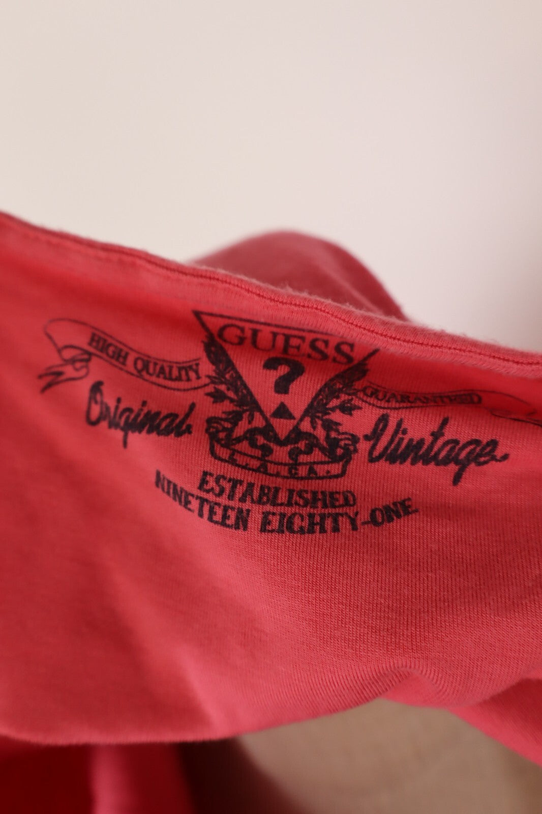 GUESS VESTITO ABITO DONNA TG. S WOMAN CASUAL VINTAGE DRESS ROSA