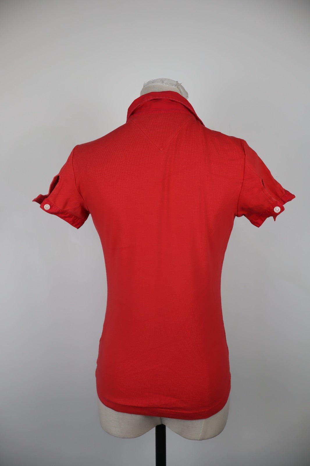 TOMMY HILFIGER DENIM POLO MAGLIA DONNA COTONE M WOMAN SHIRT CASUAL VINTAGE LOGO