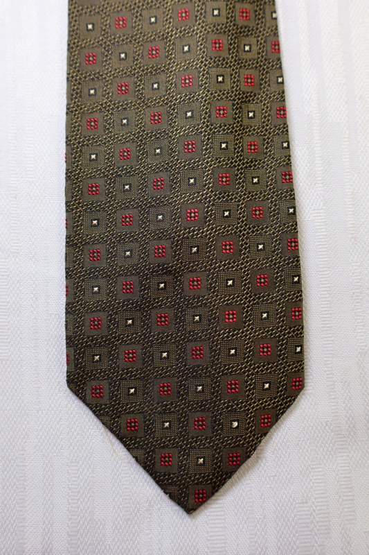 HUBERT PER NINO TOLA 100%  SILK TIE SETA CRAVATTA NECKTIE MADE IN ITALY CLASSIC