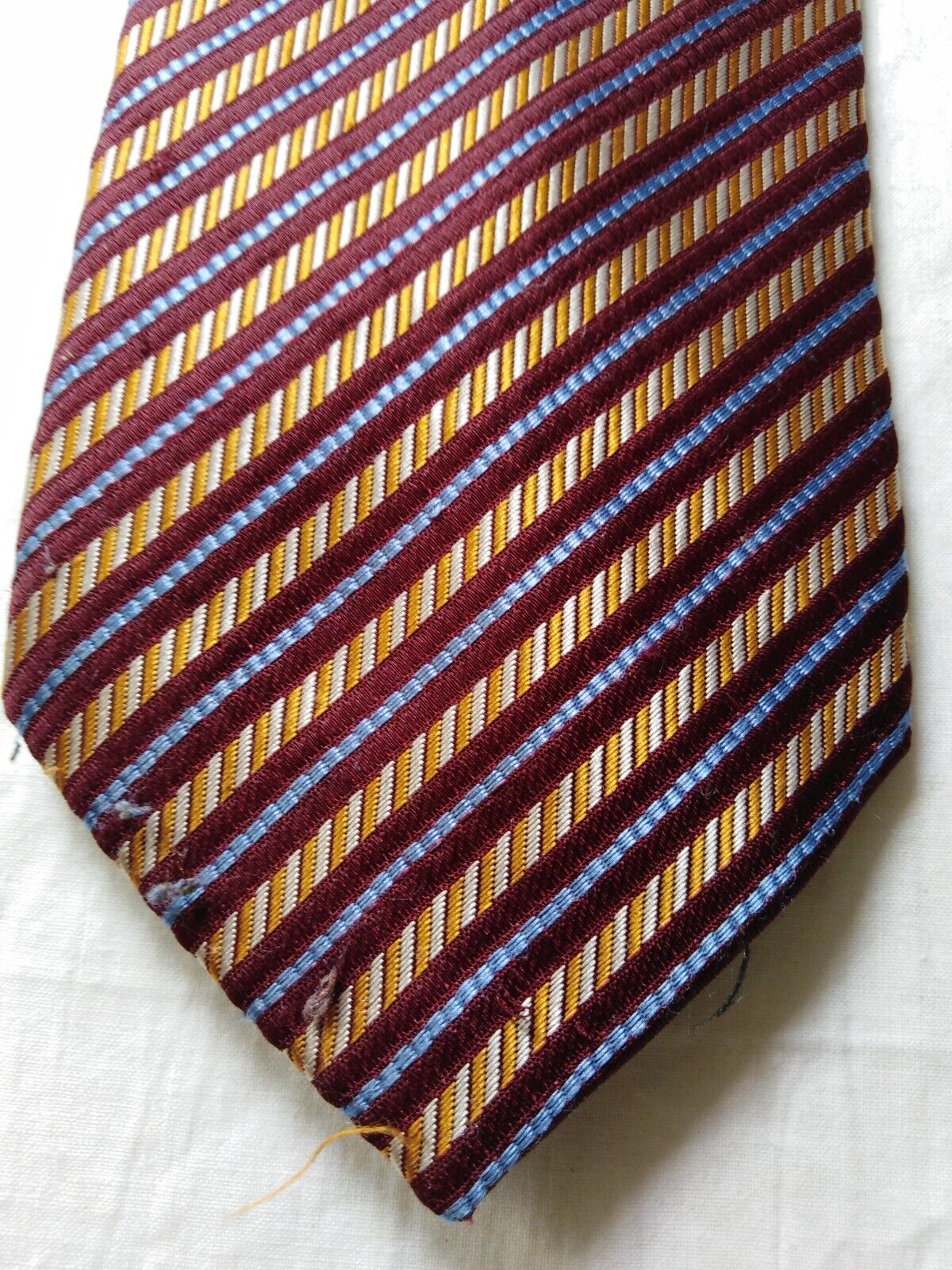 CANTARELLI  SILK TIE SETA CRAVATTA SELF TIPPED NECKTIE MADE IN ITALY