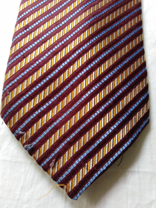 CANTARELLI  SILK TIE SETA CRAVATTA SELF TIPPED NECKTIE MADE IN ITALY