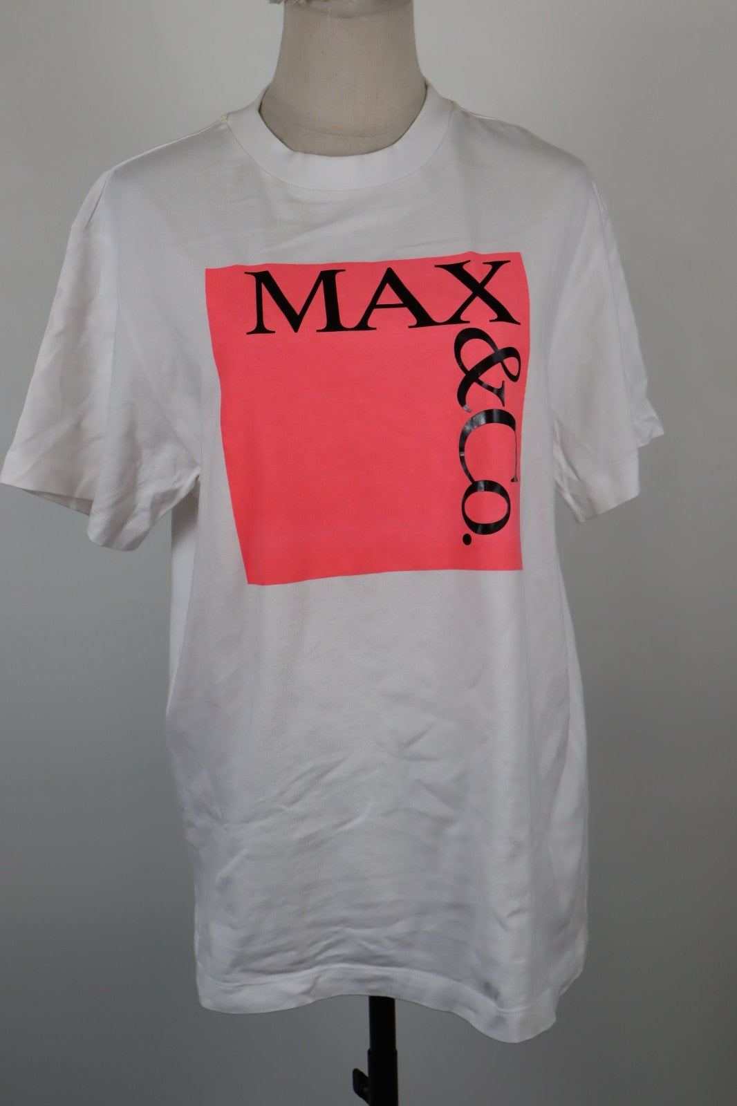 MAX&CO MAGLIA COTONE DONNA TG. XL WOMAN CASUAL VINTAGE TOP T-SHIRT COTTON