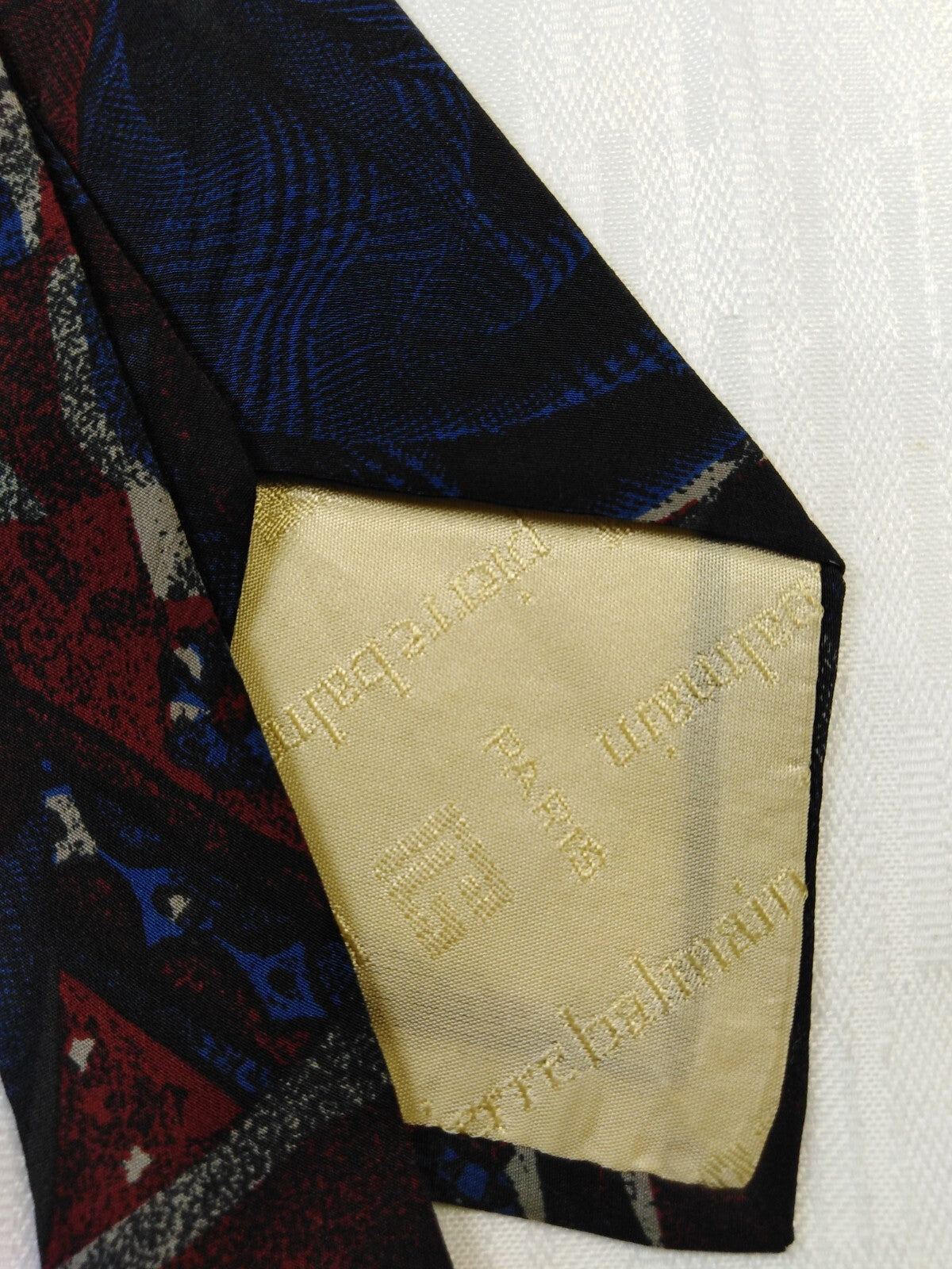 PIERRE BALMAIN 100% SETA SILK TIE CRAVATTA NECKTIE ITALY VINTAGE CLASSIC