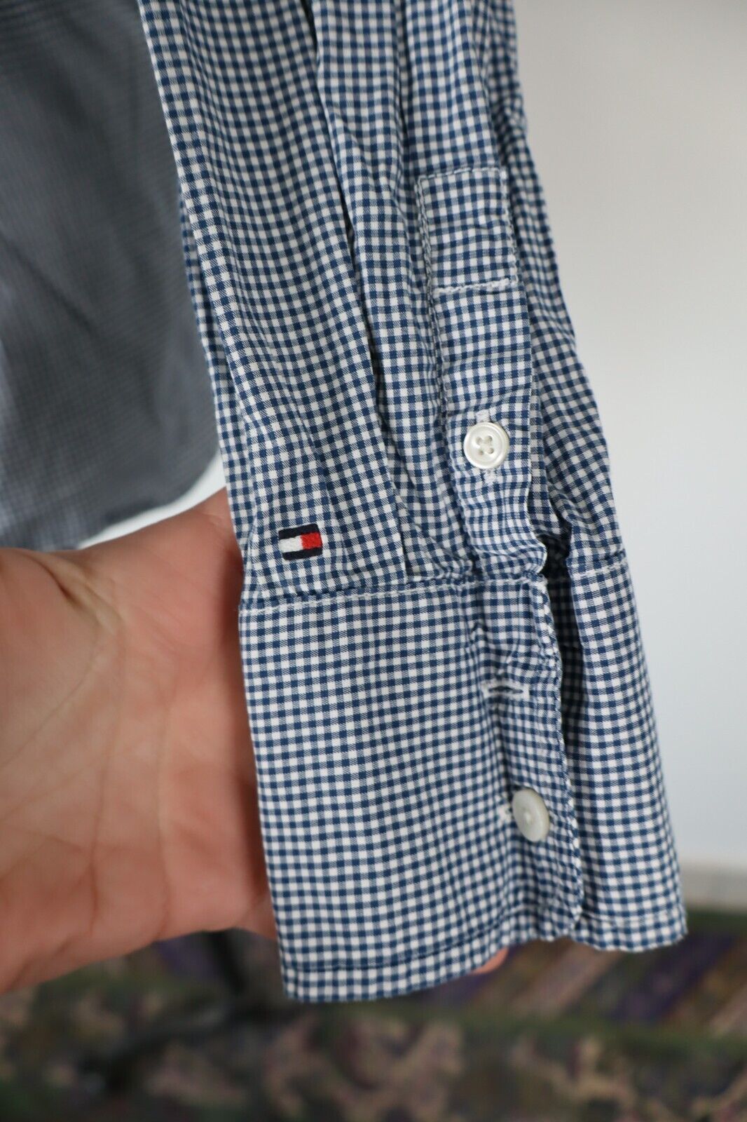 TOMMY HILFIGER CAMICIA DONNA TG. 4 WOMAN SHIRT CASUAL VINTAGE COTONE