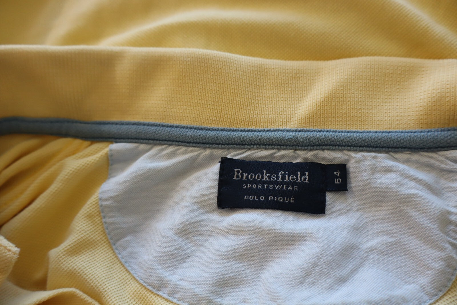 BROOKSFIELD POLO MAGLIA UOMO COTONE TG 54 MAN COTTON SHIRT CASUAL VINTAGE COTTON