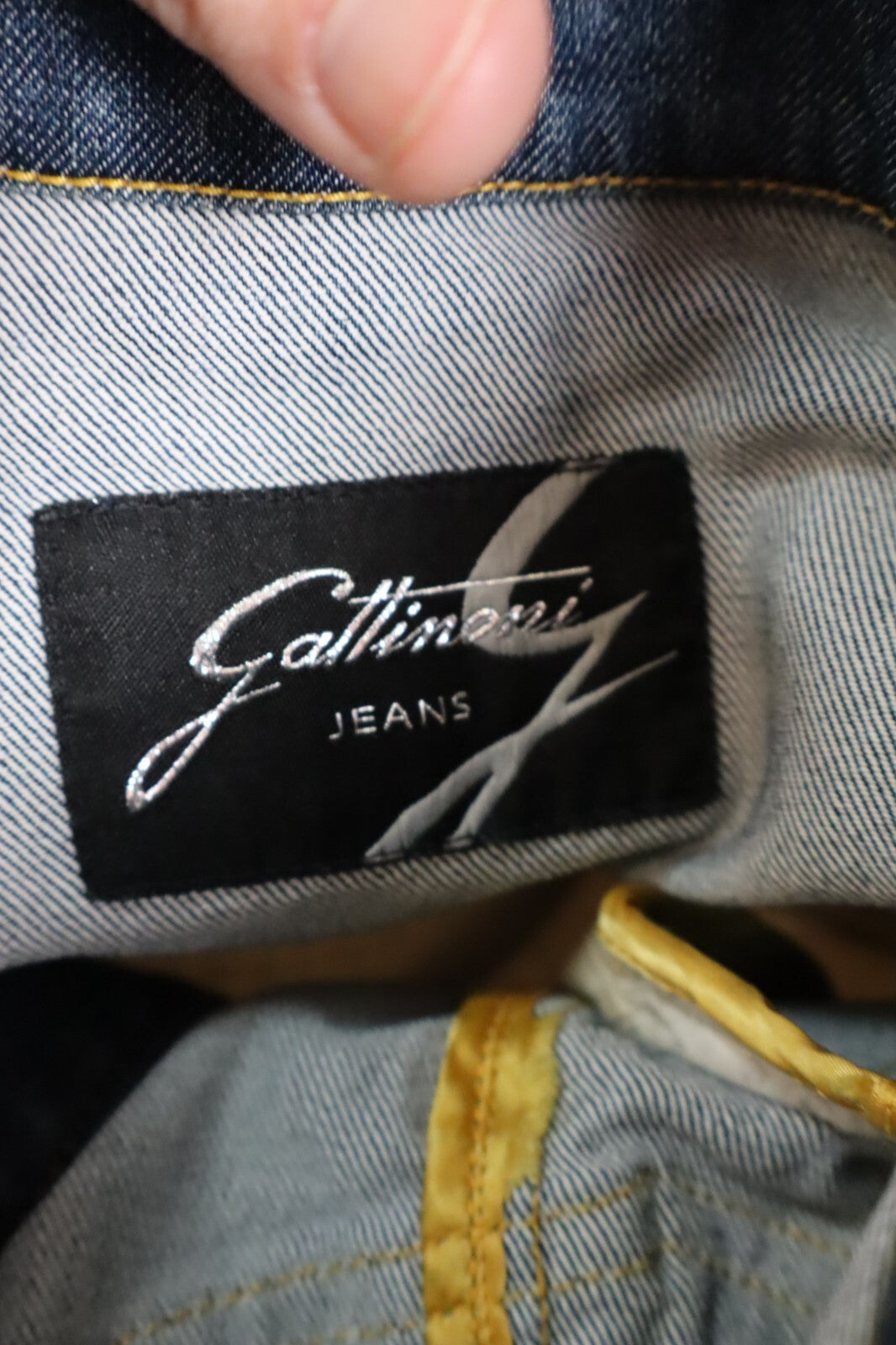 GATTINONI JEANS GIUBBINO DONNA Tg. 42 WOMAN CASUAL JACKET COTONE DENIM VINTAGE