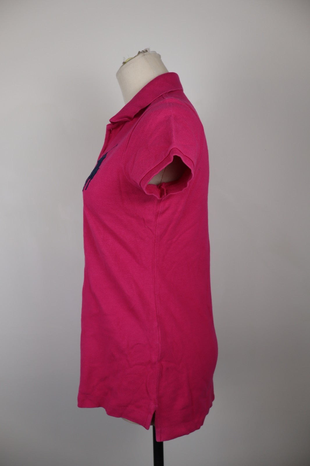 RALPH LAUREN POLO DONNA MAGLIA COTONE M WOMAN SHIRT CASUAL VINTAGE SKINNY LOGO