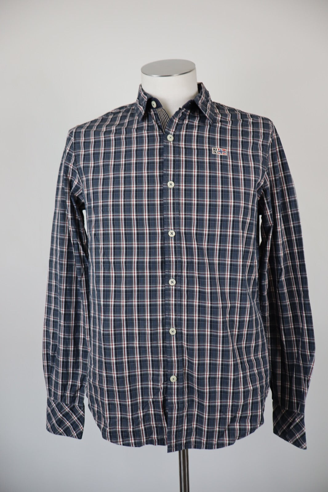 NAPAPIJRI CAMICIA SHIRT UOMO Tg S MAN VINTAGE CASUAL COTONE COTTON
