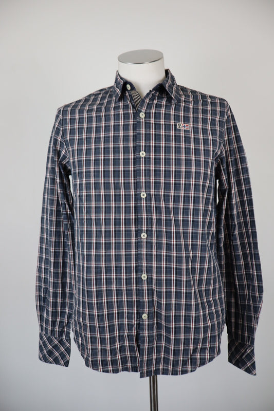 NAPAPIJRI CAMICIA SHIRT UOMO Tg S MAN VINTAGE CASUAL COTONE COTTON