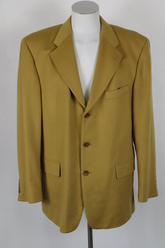 HUGO BOSS GIACCA BLAZER LANA CASHMERE UOMO TG 52 MAN JACKET CASUAL VINTAGE