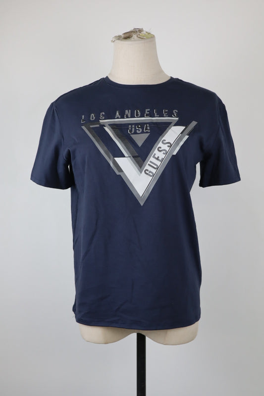 GUESS LOS ANGELES MAGLIA DONNA TG. M WOMAN CASUAL VINTAGE T-SHIRT TOP COTONE