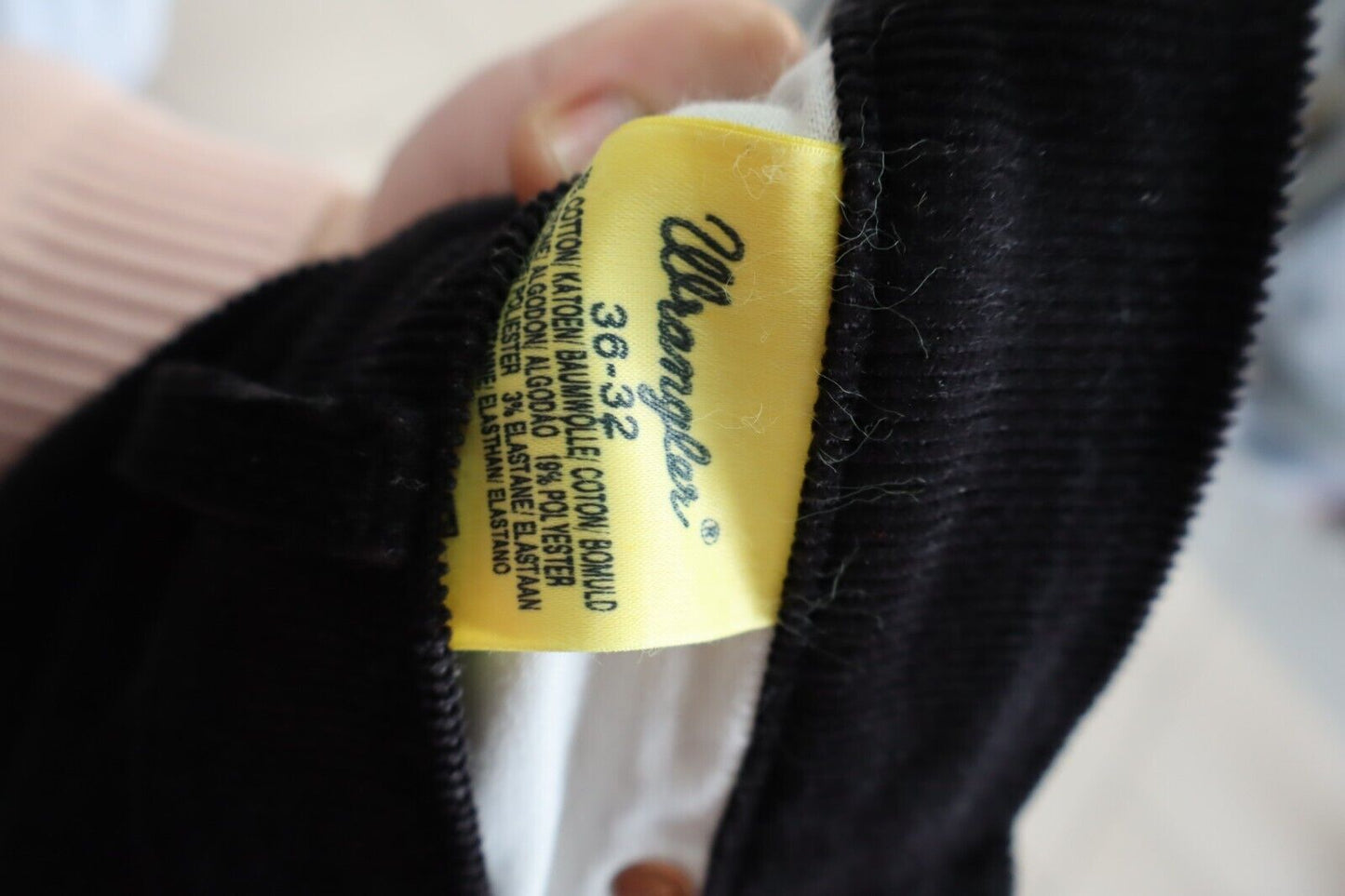 WRANGLER JEANS PANTALONE CASUAL UOMO TG 50 DENIM MAN VINTAGE PANTS VELLUTO