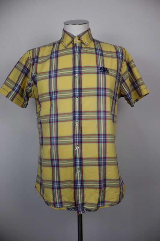 SUNDEK CAMICIA UOMO TG. L MAN CASUAL VINTAGE SHIRT COTONE COTTON LOGO