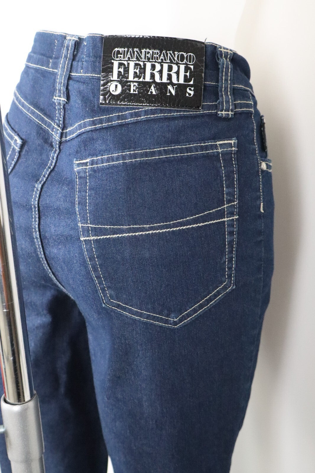GIANFRANCO FERRE' JEANS PANTALONE DONNA CASUAL 44 WOMAN VINTAGE PANTS BERMUDA