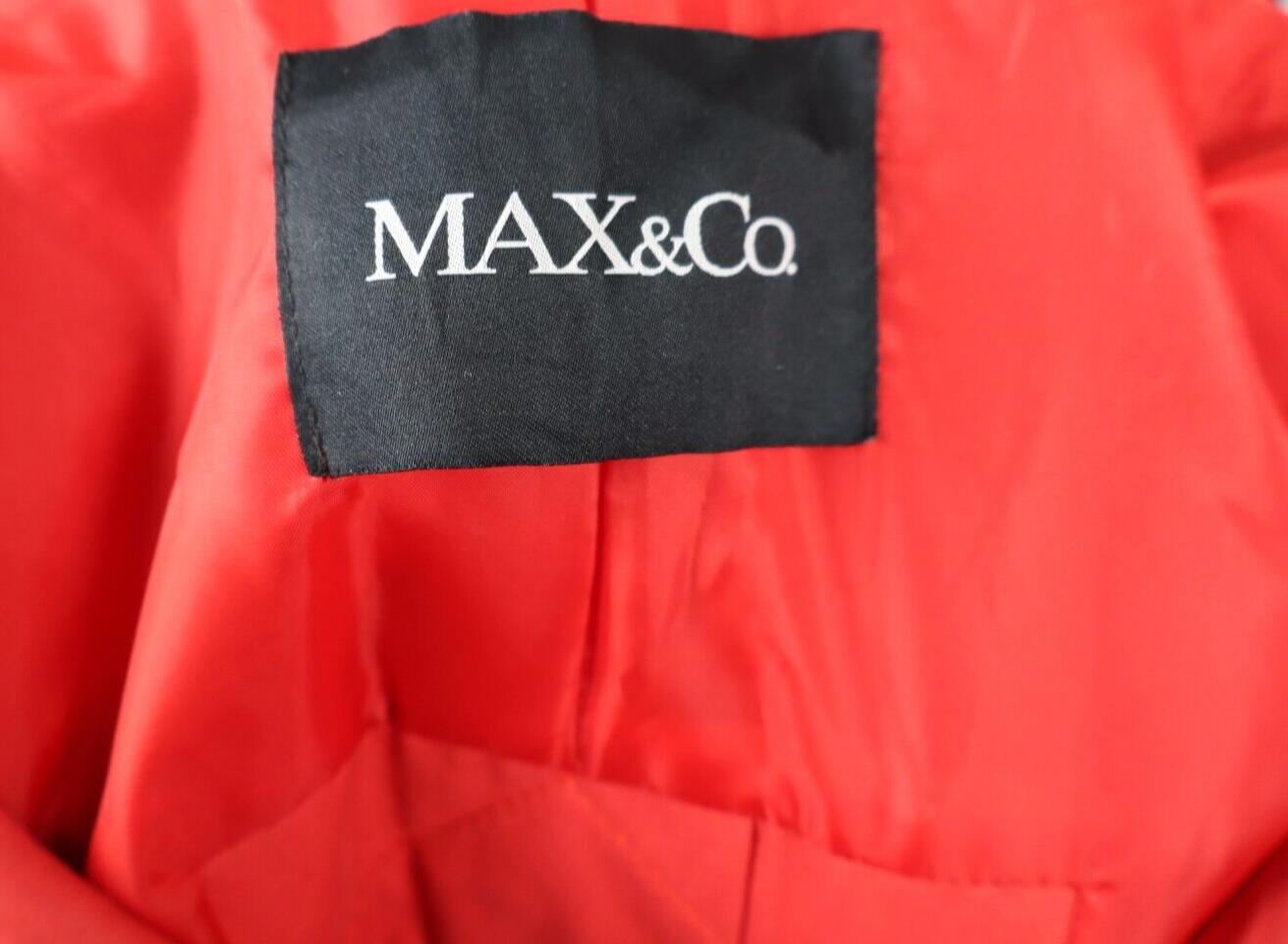 MAX & CO CAPPOTTO DONNA COAT Tg 40 WOMEN VINTAGE CASUAL JACKET COTONE COTTON