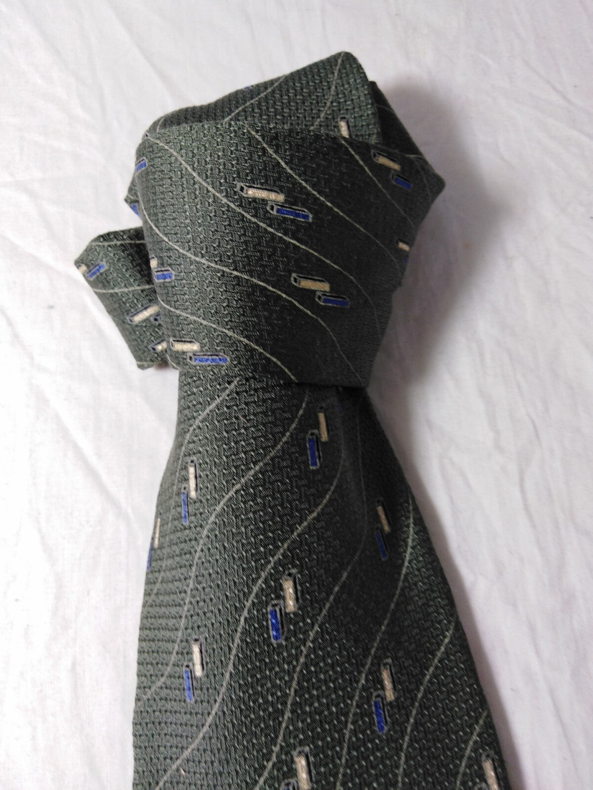 COPPOLA OTTAVIANO  SILK TIE SETA CRAVATTA SELF TIPPED NECKTIE MADE IN ITALY