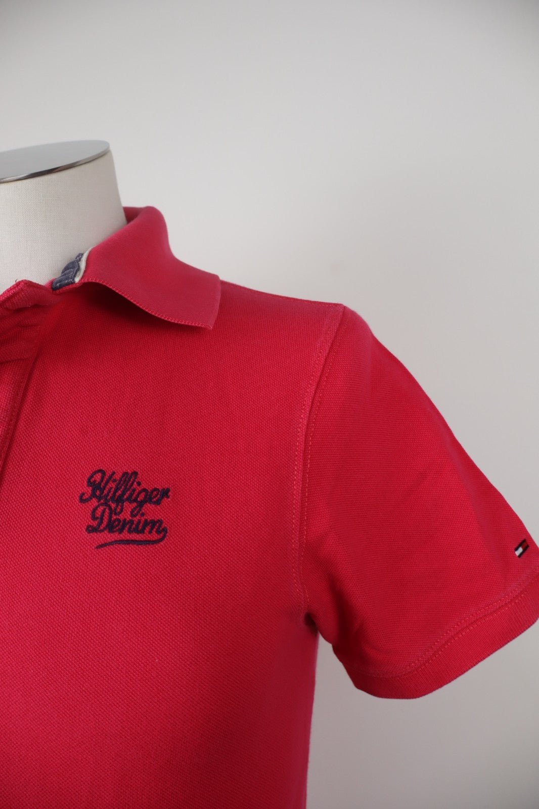 TOMMY HILFIGER DENIM MAGLIA POLO UOMO S MAN T-SHIRT CASUAL VINTAGE COTONE LOGO