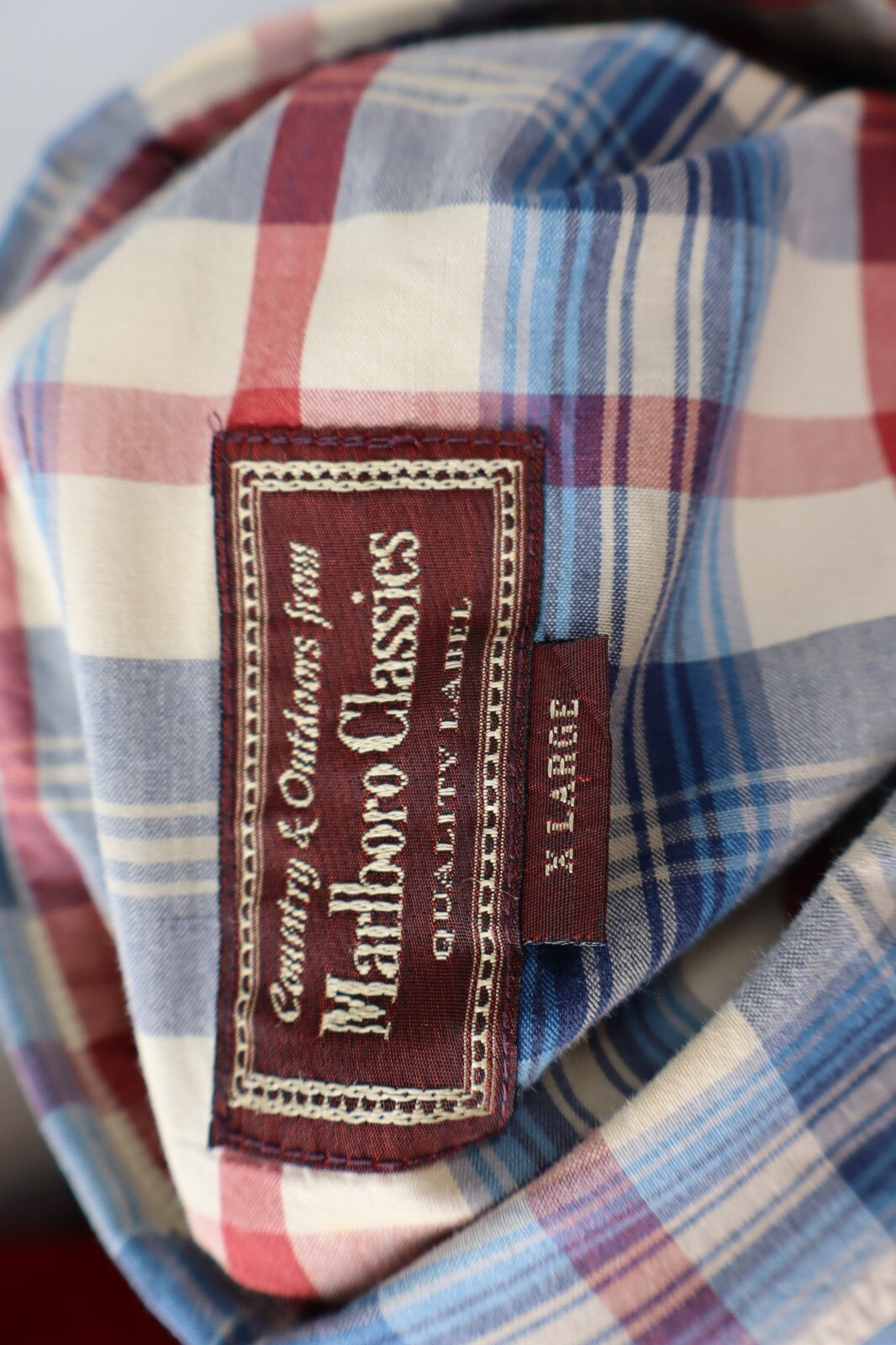 MARLBORO CLASSICS CAMICIA UOMO COTONE TG. XL  MAN CASUAL VINTAGE SHIRT