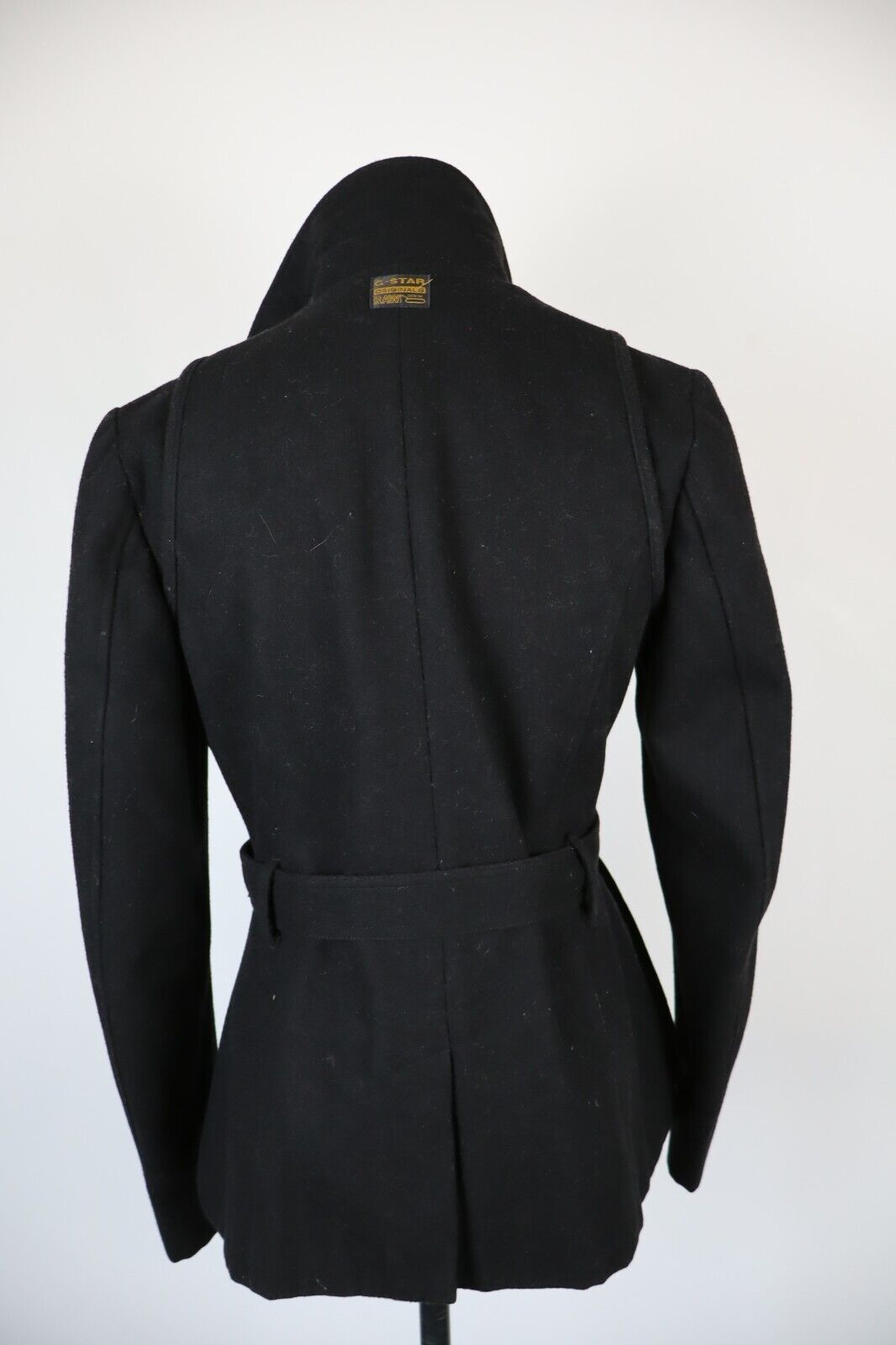 G-STAR CAPPOTTO LANA GIACCA DONNA TG S WOMAN WOOL COAT VINTAGE CASUAL