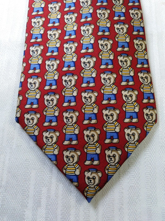 LES COPAINS 100% SILK TIE SETA CRAVATTA NECKTIE MADE IN ITALIA CLASSIC