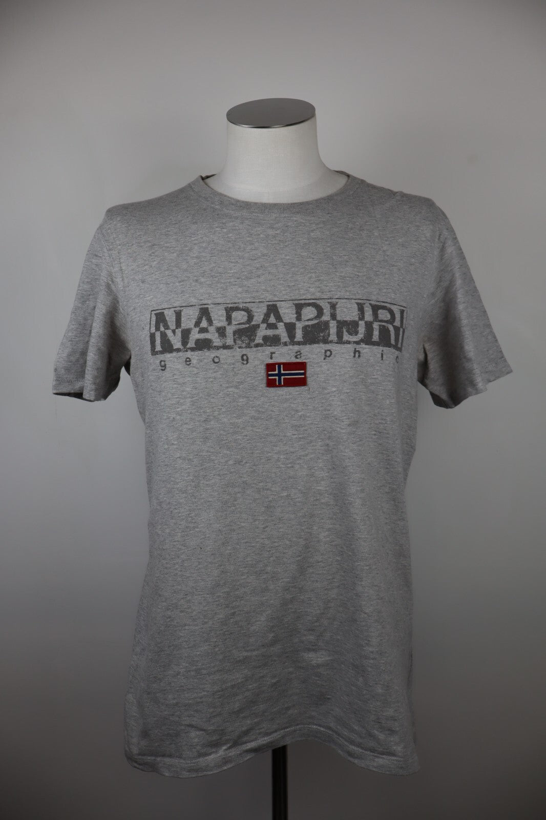 NAPAPIJRI MAGLIA COTONE UOMO TG. L MAN T- SHIRT CASUAL VINTAGE COTTON LOGO