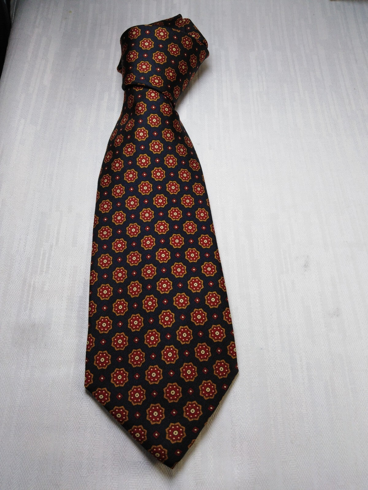 ROXY 100% SILK TIE SETA CRAVATTA NECKTIE MADE IN ITALY CLASSIC