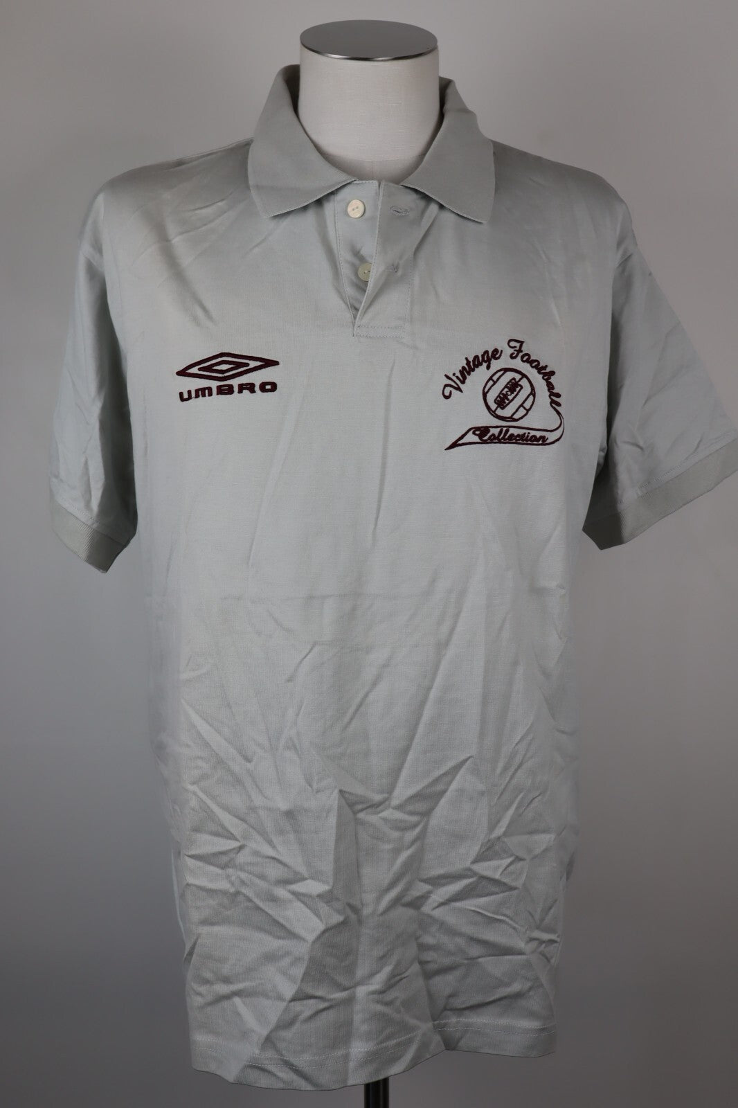 UMBRO FOOTBALL COLLECTION MAGLIA POLO UOMO TG L MAN SHIRT CASUAL VINTAGE COTONE