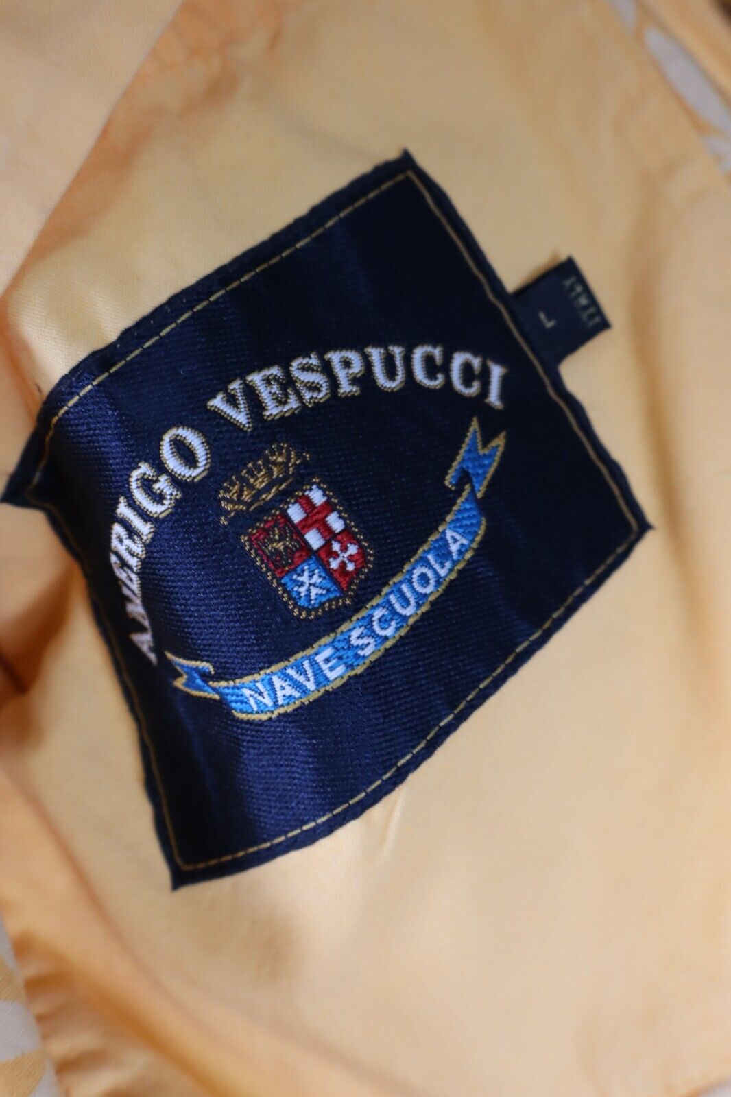 AMERIGO VESPUCCI GIUBBINO COTONE GIACCA UOMO TG L MAN CASUAL VINTAGE JACKET