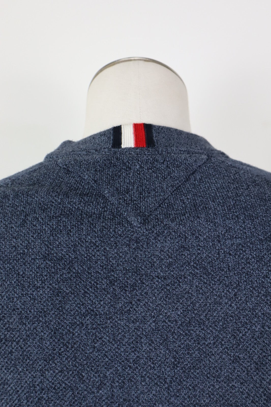 TOMMY HILFIGER MAGLIONE COTONE VINTAGE UOMO Tg. L MAN SWEATER CASUAL