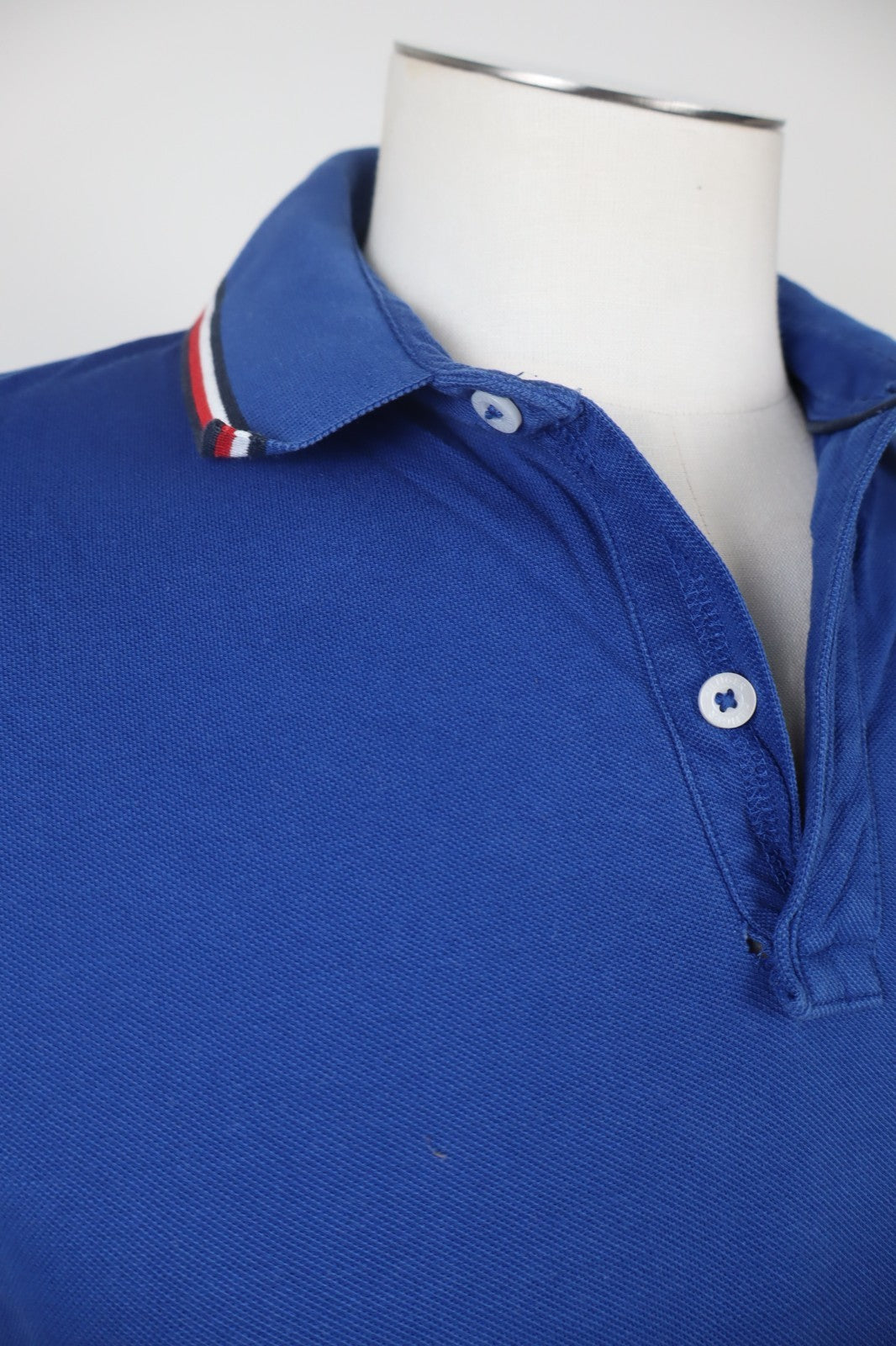 TOMMY HILFIGER MAGLIA POLO UOMO L SLIM MAN T-SHIRT CASUAL VINTAGE COTONE LOGO
