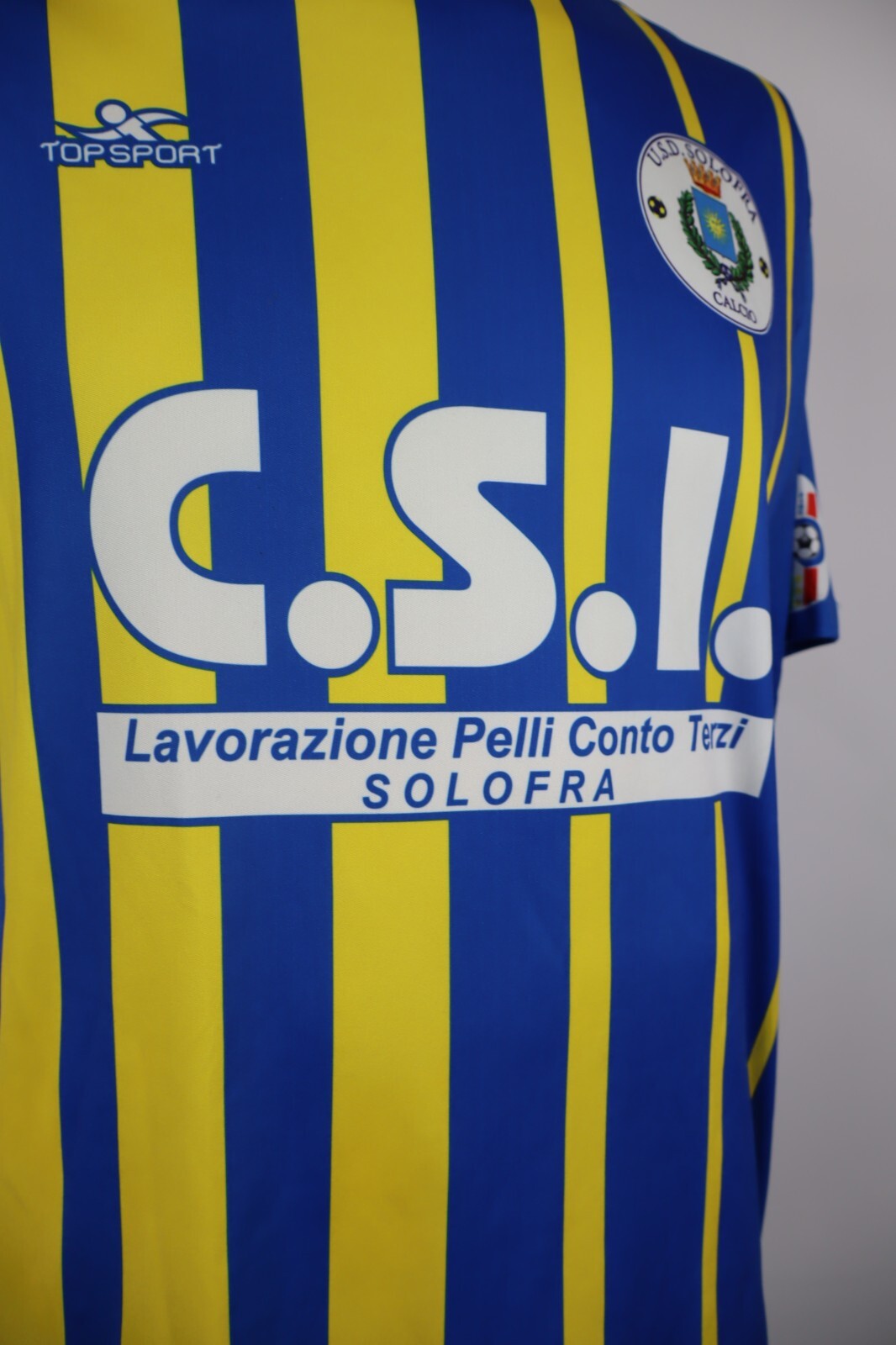 TOP SPORT MAGLIA CALCIO SOLOFRA N 17 UOMO Tg XL SOCCER SHIRT TRIKOT MAN JERSEY