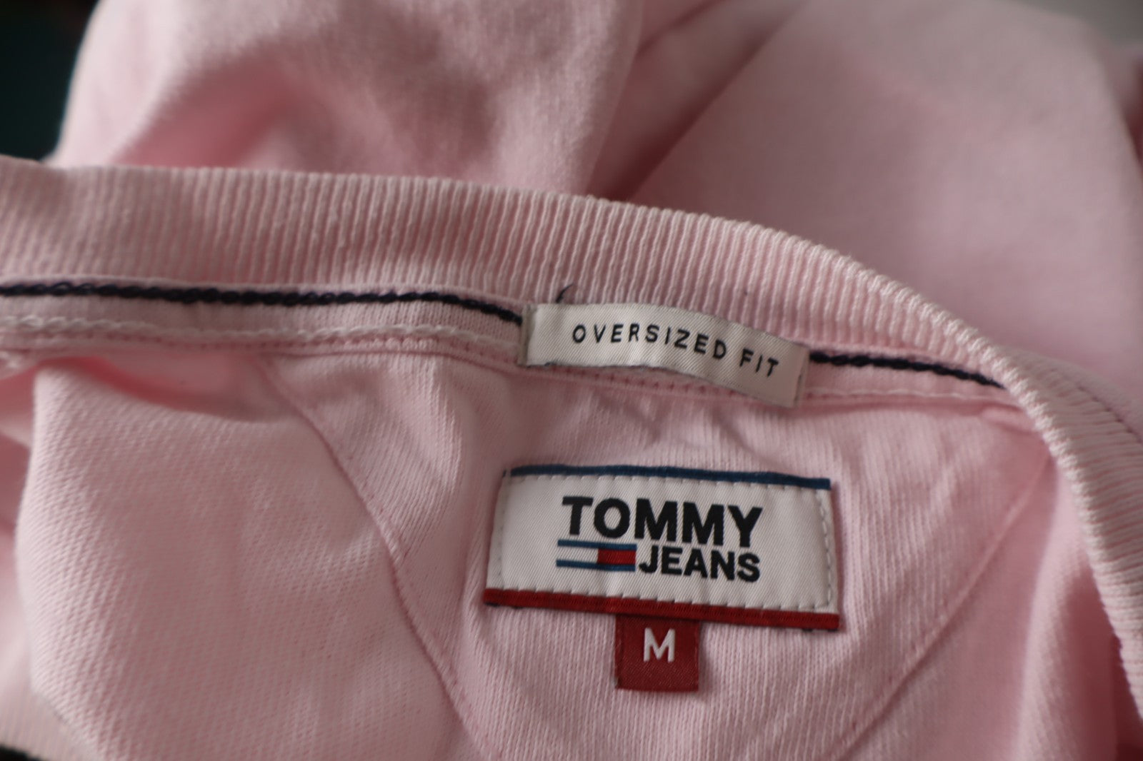 TOMMY HILFIGER JEANS MAGLIA UOMO M MAN T-SHIRT CASUAL VINTAGE COTONE COTTON LOGO