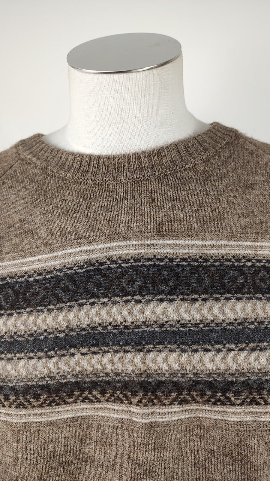 NAVIGARE MAGLIONE ALPACA VINTAGE UOMO Tg. 2XL MAN SWEATER CASUAL