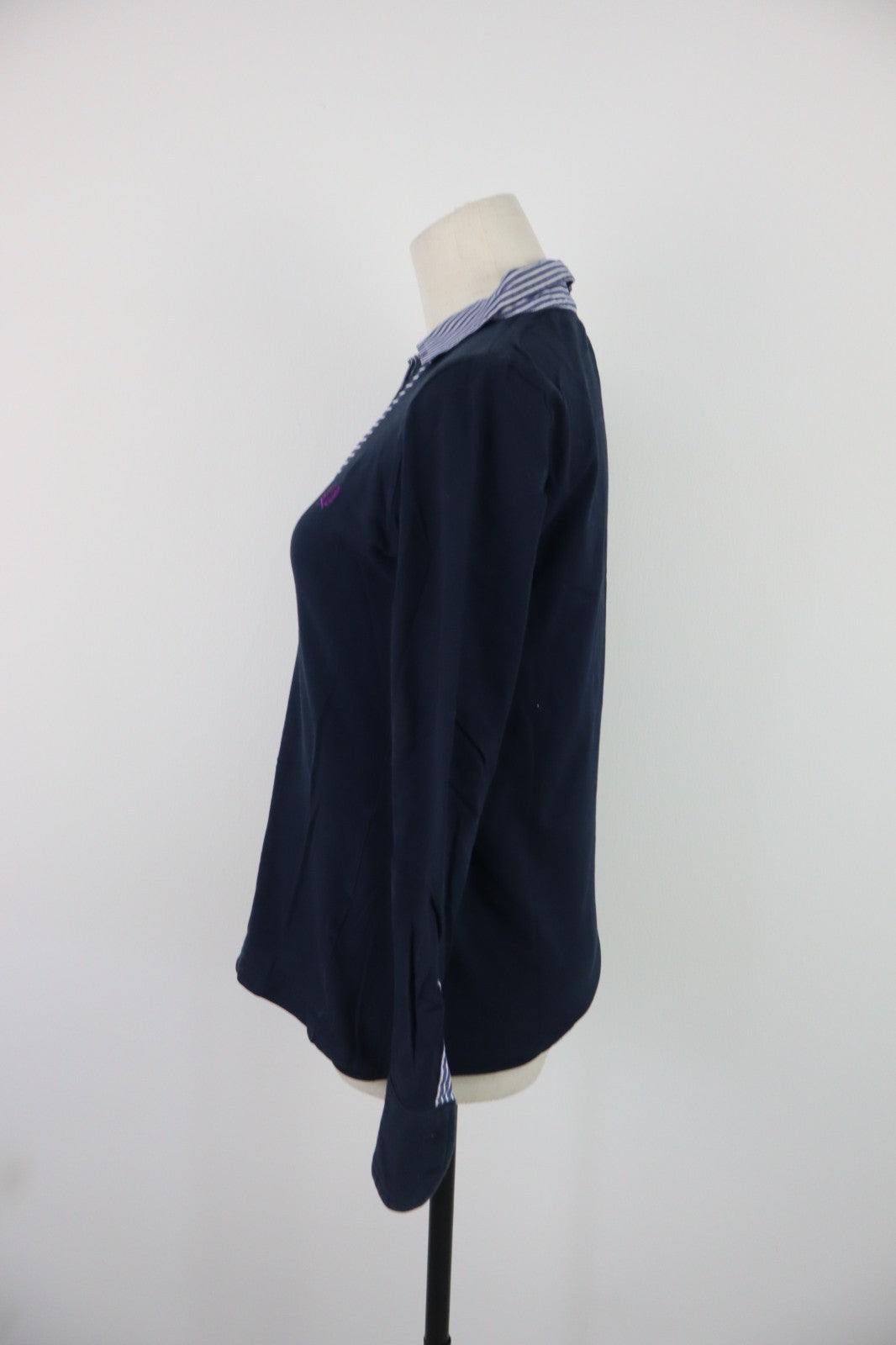 FRED PERRY POLO MAGLIA DONNA COTONE TG. L WOMAN SHIRT CASUAL VINTAGE COTTON