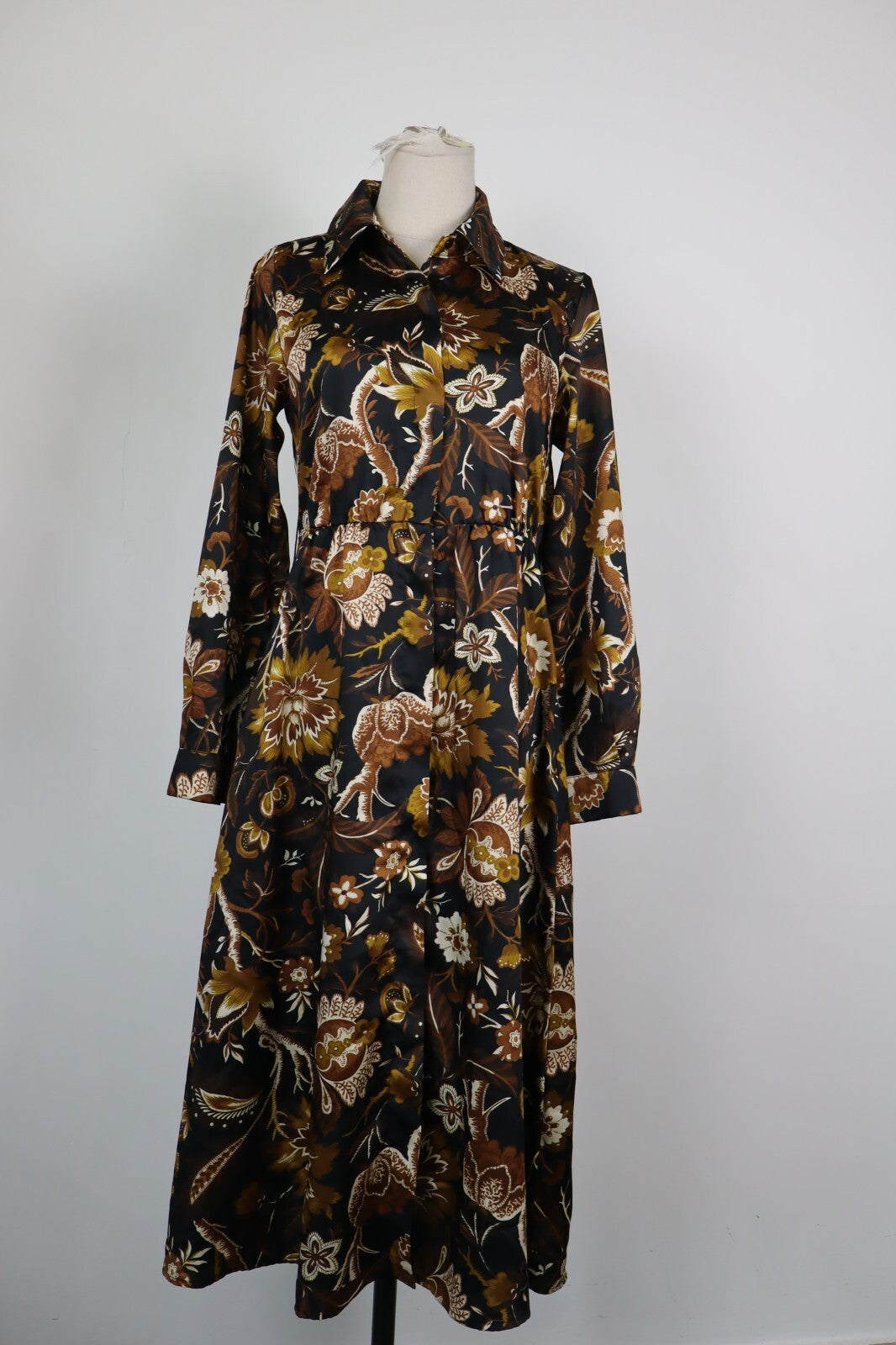 MARELLA VESTITO CAMICIA ABITO DONNA TG. 40 WOMAN CASUAL VINTAGE DRESS