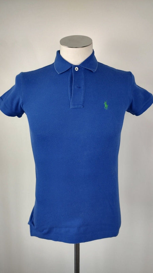 RALPH LAUREN MAGLIA UOMO COTONE TG. XS MAN COTTON POLO SHIRT CASUAL VINTAGE