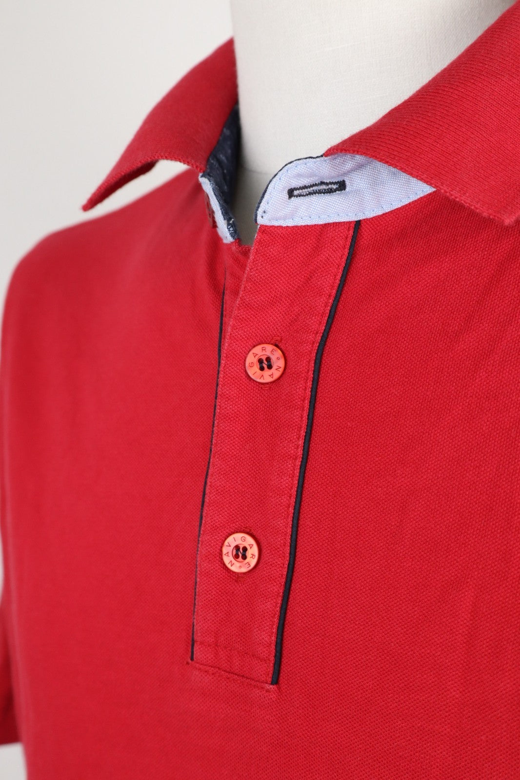 NAVIGARE POLO UOMO COTONE UOMO Tg. 2XL MAN CASUAL VINTAGE COTTON