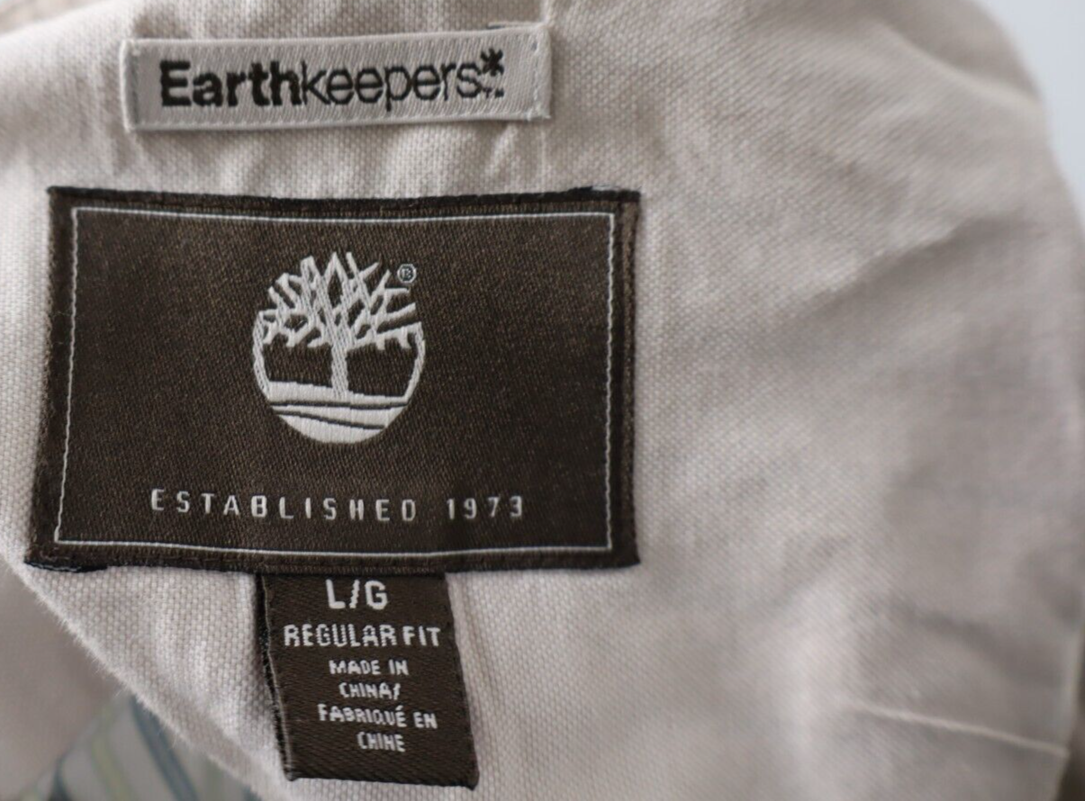 TIMBERLAND CAMICIA UOMO TG. L MAN CASUAL VINTAGE SHIRT COTONE COTTON