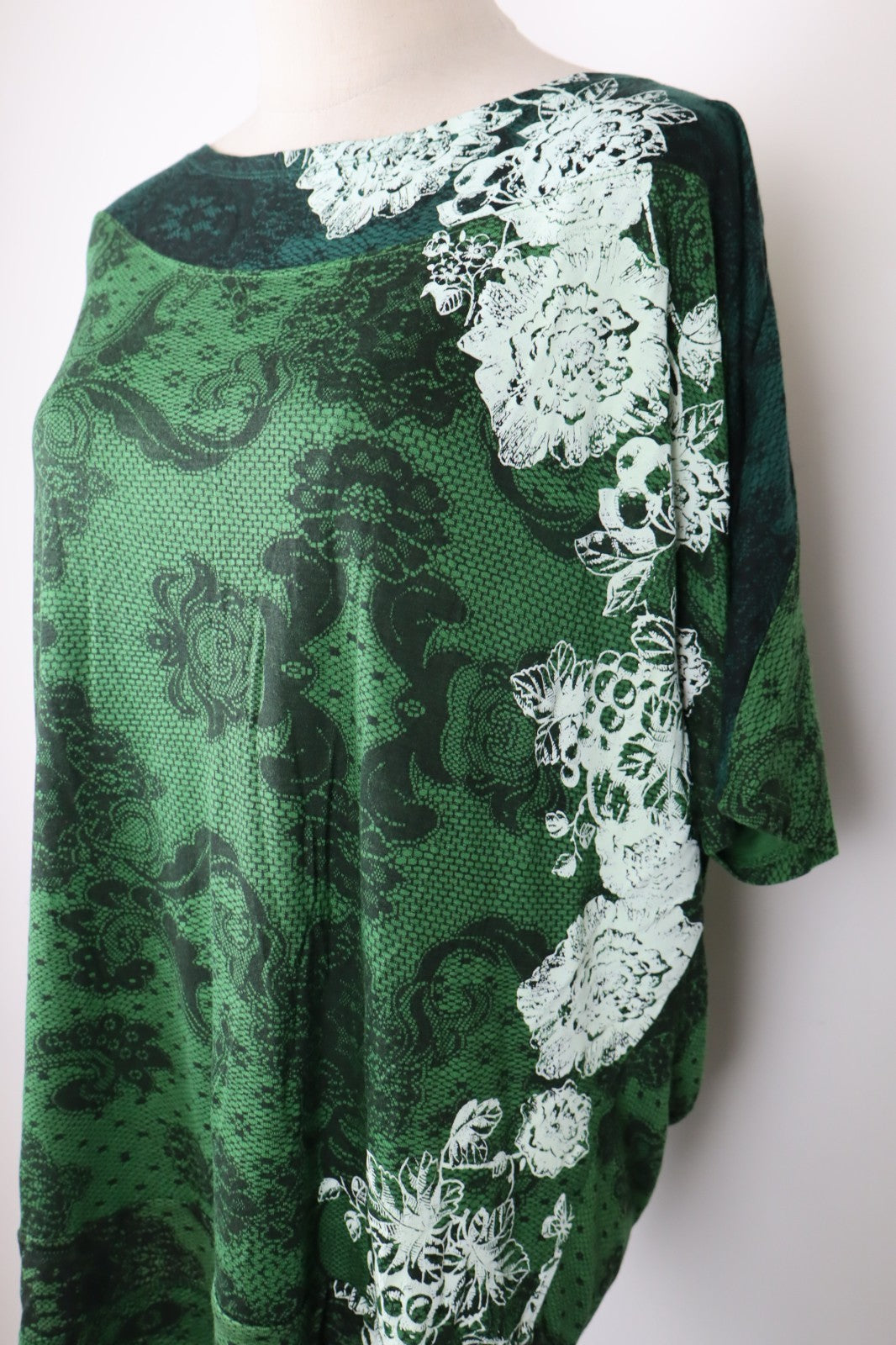 DESIGUAL VESTITO DONNA TG. L WOMAN CASUAL VINTAGE DRESS ABITO COTONE