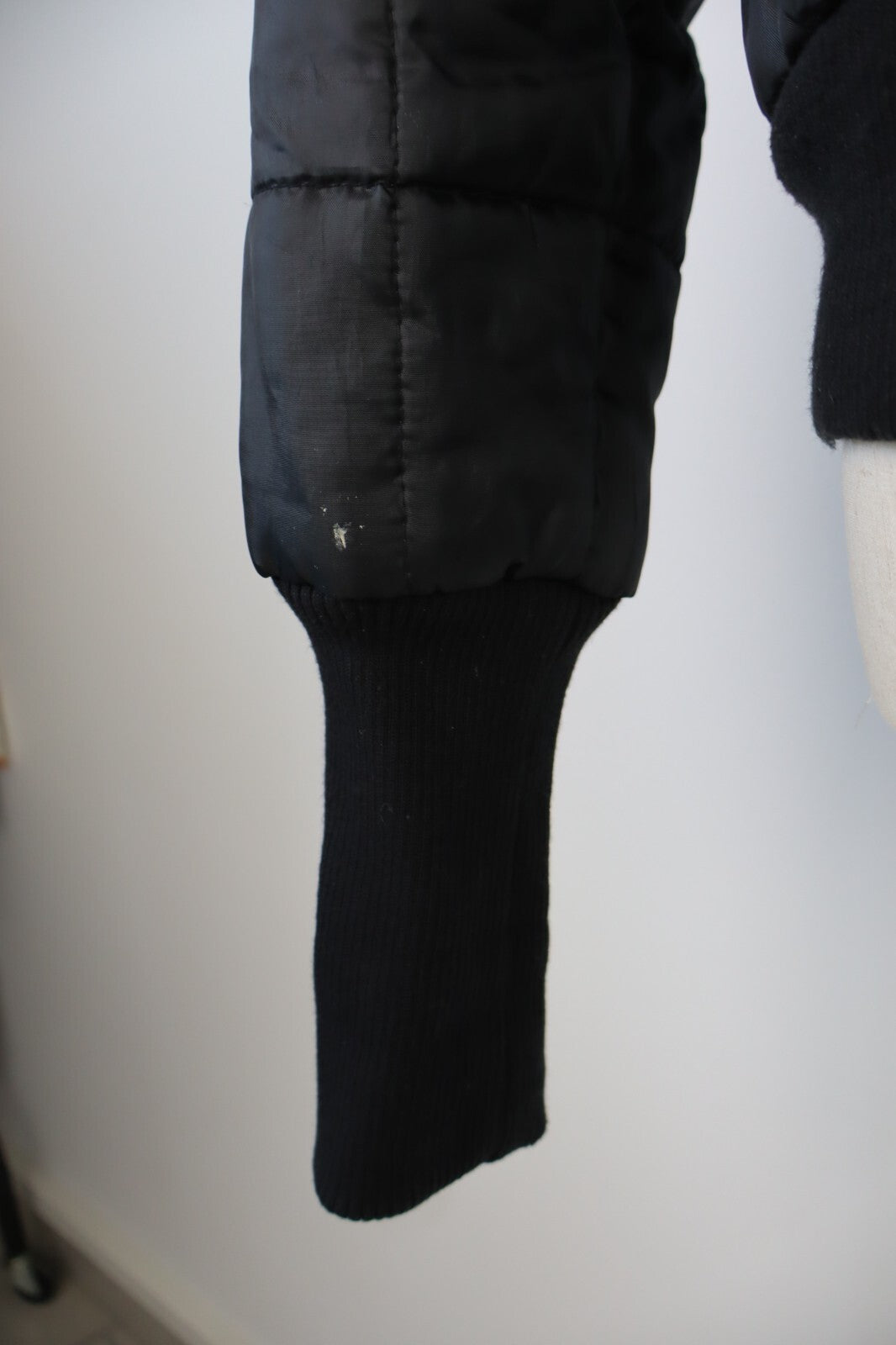 GIUBBINO IMBOTTITO MINIMALISTA SATINATO BOMBER URBAN DONNA TG 2 WOMAN Y2K 2000'S