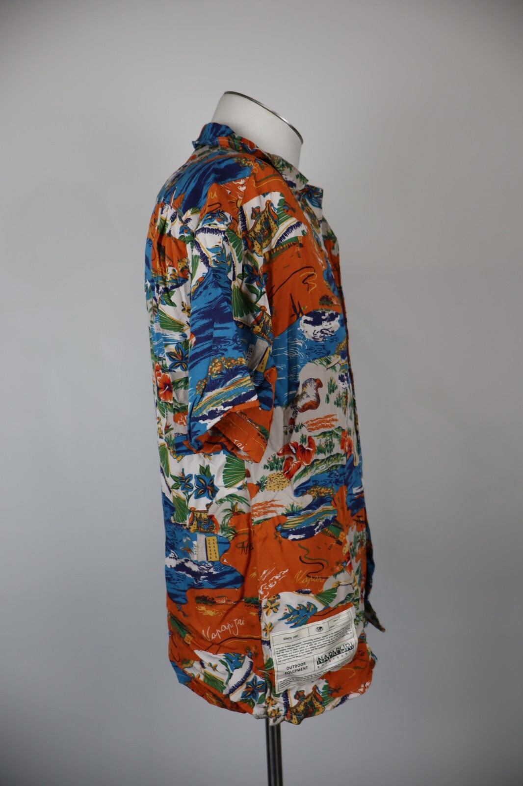 NAPAPIJRI CAMICIA SHIRT UOMO Tg S MAN VINTAGE CASUAL FANTASIA FANTASY