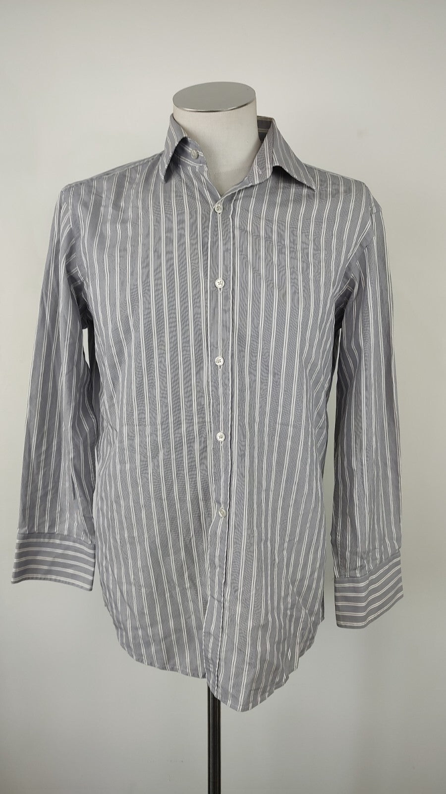 HUGO BOSS CAMICIA UOMO TG. 40 MAN CASUAL VINTAGE SHIRT COTONE
