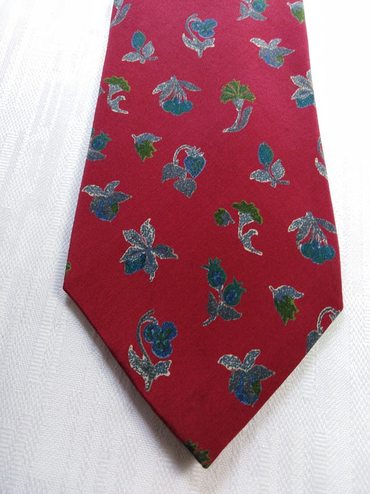 VALENTINO 100%  SILK TIE SETA CRAVATTA NECKTIE MADE IN ITALY VINTAGE