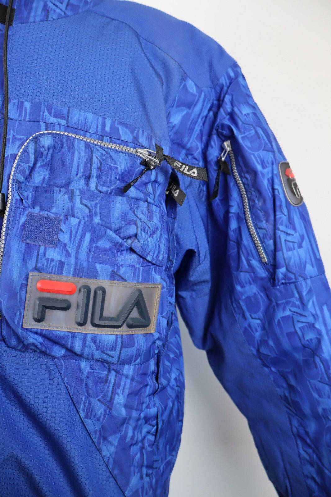 FILA ITALIA NAZIONALE SCI GIUBBINO GIACCA SPORT UOMO 46 MAN VINTAGE JACKET NEVE