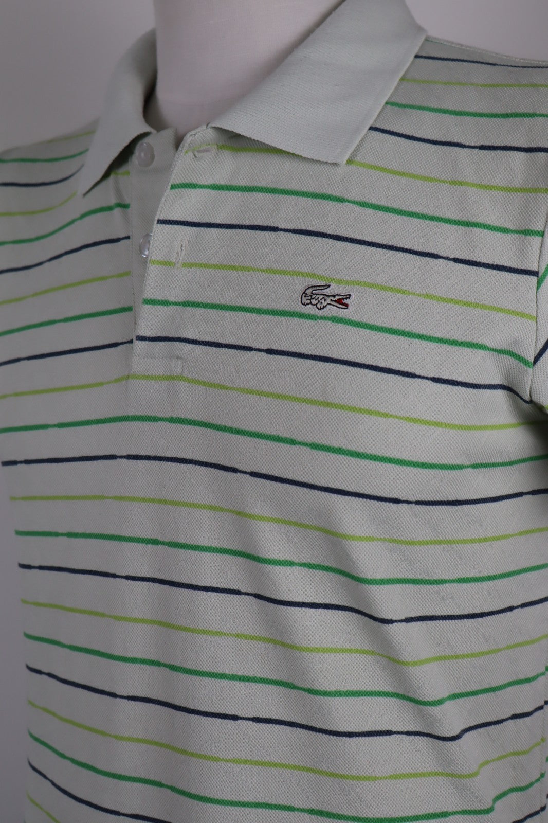 LACOSTE POLO MAGLIA UOMO COTONE TG. 3 MAN COTTON T-SHIRT CASUAL VINTAGE LOGO
