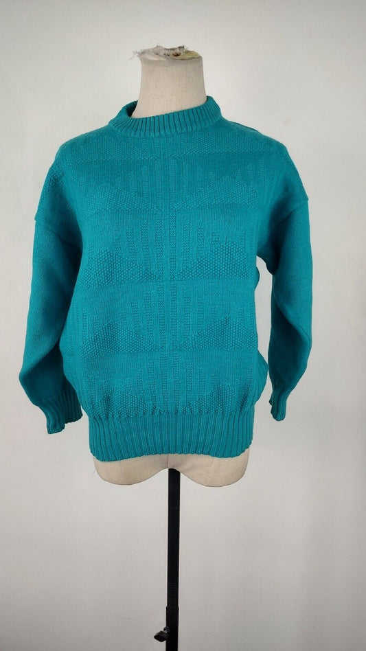 ADIDAS MAGLIONE COTONE DONNA Tg 48 WOMAN CASUAL SWEATER VINTAGE